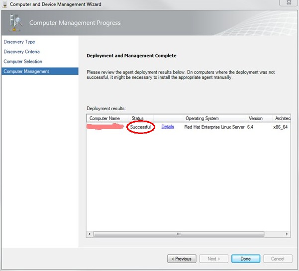 Insert Linux host after resignaturing step 2